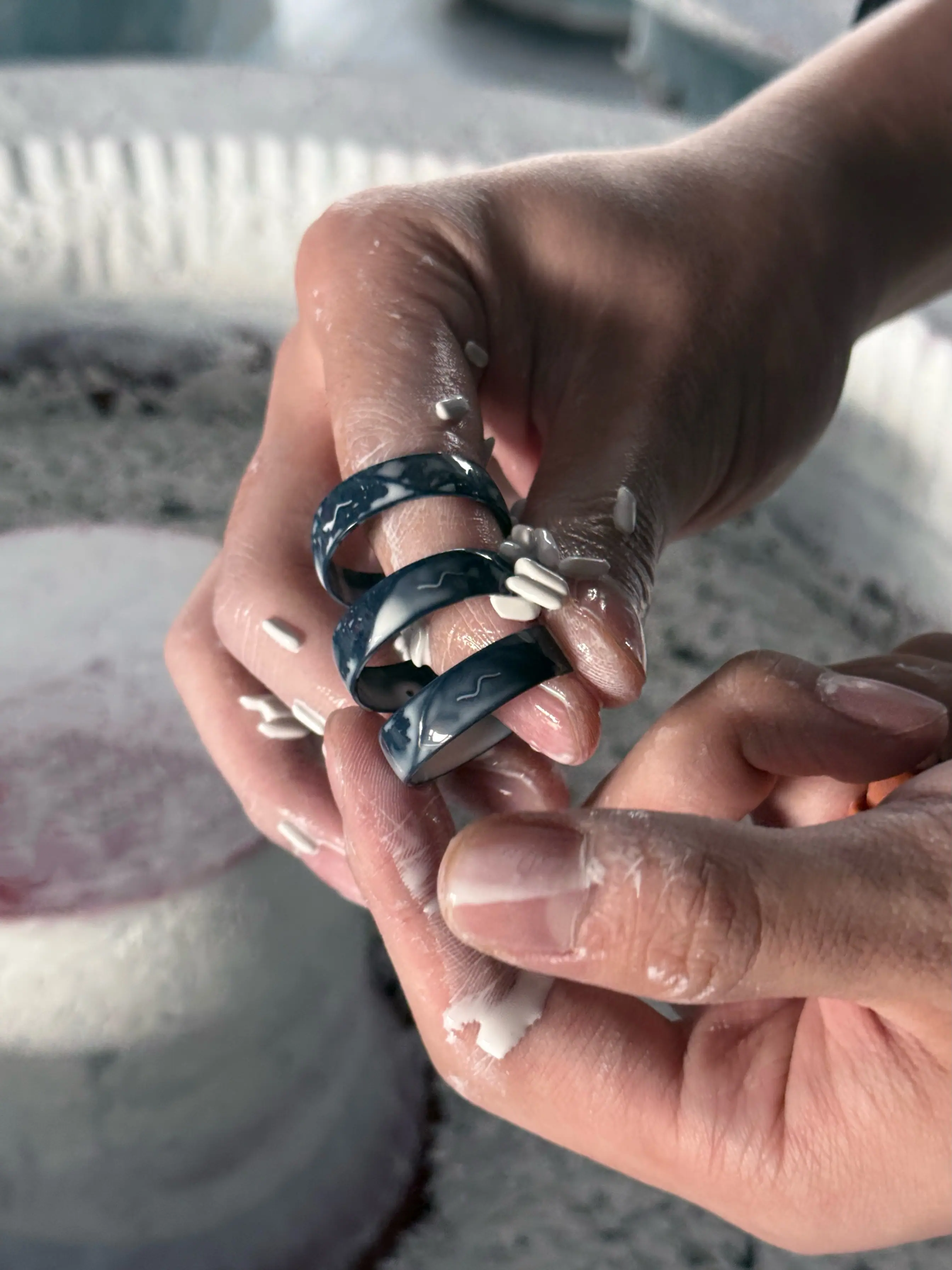 High-pressure casting process